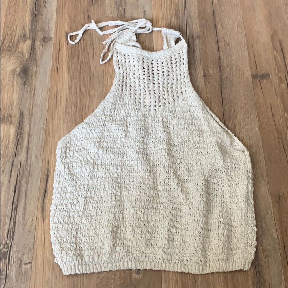 Hollister knit high neck top!